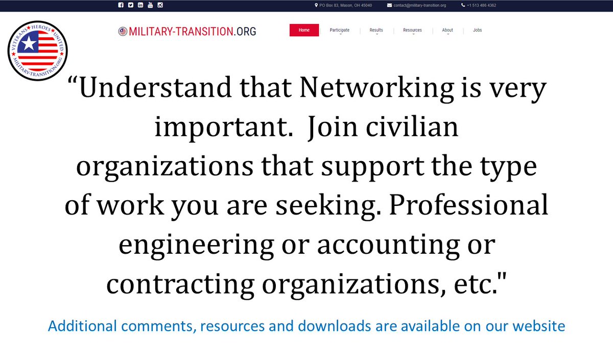 miltransurvey's tweet photo. #MilitaryTransition RESOURCES + ADVICE
https://t.co/bqUhTLf766
#militarytocivilian #veteranjobs #veterancareer #postmilitary #lifeafteruniform #afterthemilitary #afterserving #postmilitaryjobs #postmilitarycareer #jobsforveterans #jobsforvets https://t.co/sFDAI9kc9M