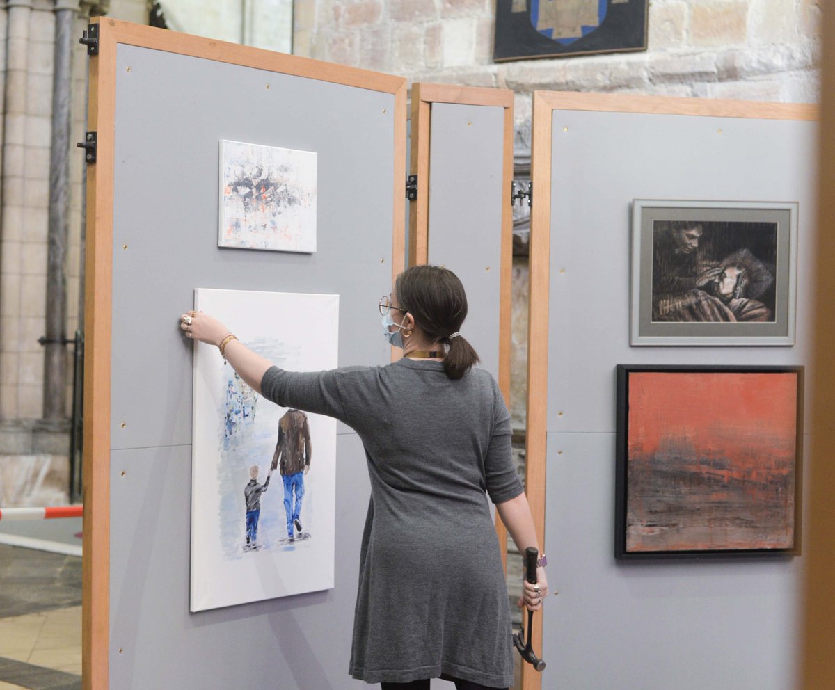 sussextogether's tweet photo. We’re set up &amp; are live #SussexTogether! Please visit the Cathedral website https://t.co/lXOQwrRoul for changes to visiting made after the new Govt guidelines. The virtual exhibition goes live next week, details to follow @chichesterhub @Discover_Chi @CoolSussex Image Daniel Boss https://t.co/7vwBhSdJlX