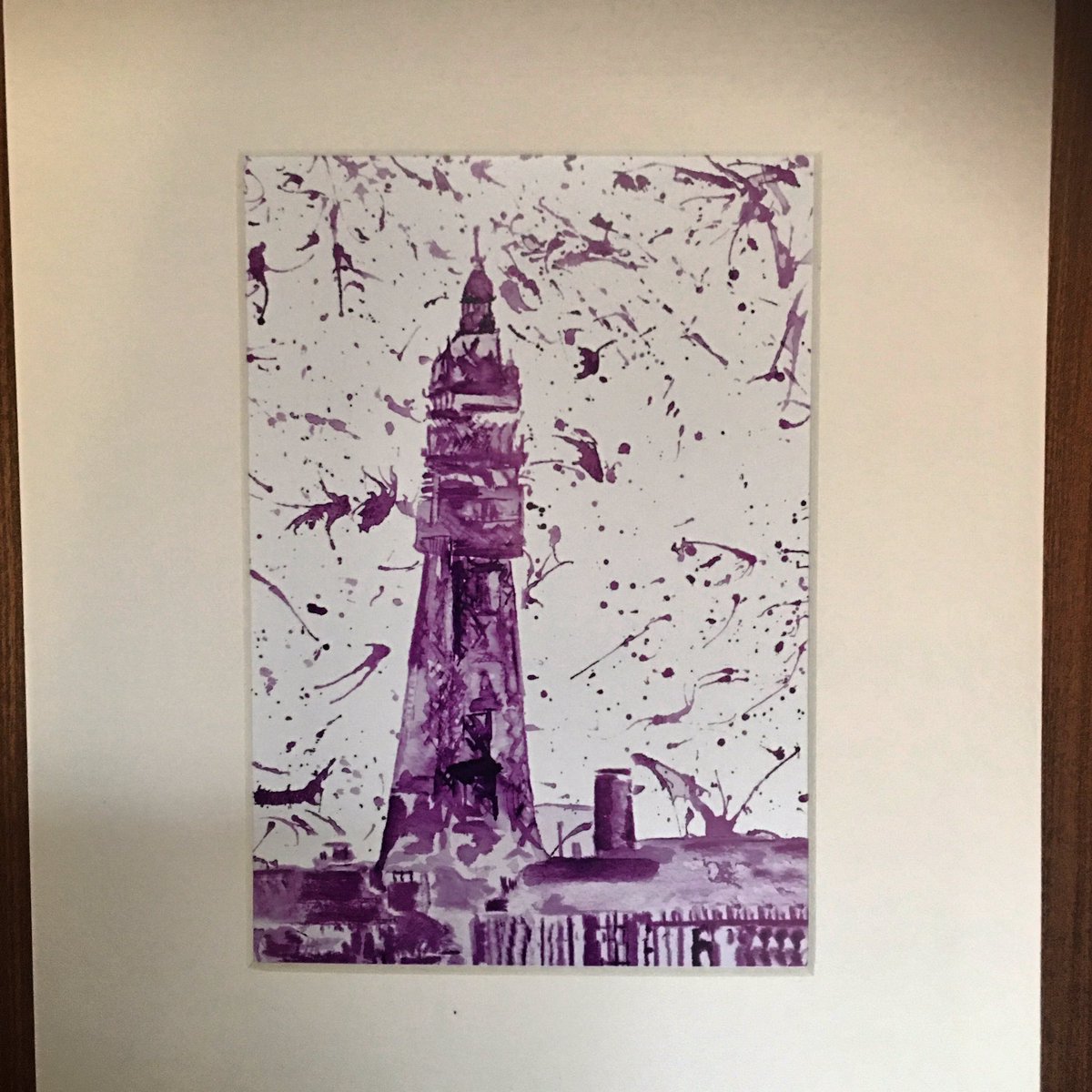 LittleThings2C's tweet photo. #disabilityawareness #purplepound #Blackpool #blackpooltower to raise disability awareness and to celebrate the 💜purple pound 💜we have  a limited edition of only 10 prints available @LittleThings2C  message to get yours x 💜 https://t.co/Q2z04LV2Lx