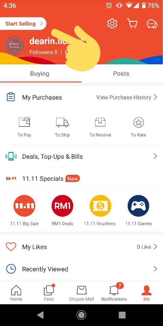 3. TEKAN START SELLINGsince dah sign up semua tadi. korang just tekan start selling je. nanti keluar “ADD PRODUCT” macam kat second pic