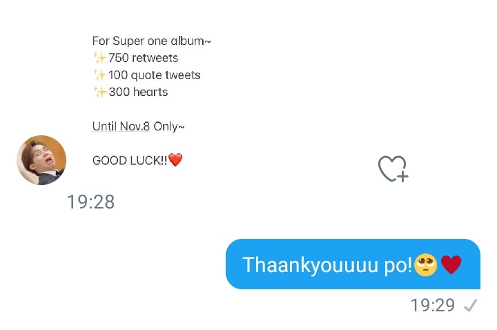 everywwonn's tweet photo. Hi moots and non moots I'm just a small account but can you please help me reach my goal🥺🙏 i need to have 750 retweets, 100 quote retweets and 300 hearts in five days for me to be able to get a super one album🥺♥️I NEED YOUR HELP PLEASEEE ans thankyou so much pooo @gomapda0_0 https://t.co/AbM4BBpOc1