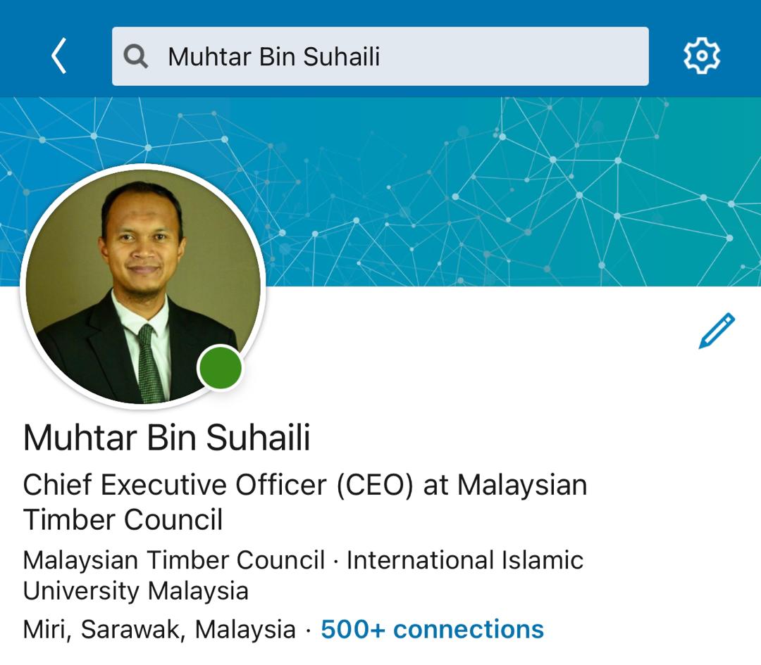 Tahniah kepada Saudara Muhtar Suhaili Exco <a href="/DPPMalaysia/">Pemuda PAS Malaysia</a> selaku Ketua Sektor Pendidikan atas perlantikan sebagai CEO Malaysian Timber Council. 

Seorang Profesional yang perlu dijadikan contoh teladan kepada pemuda di luar sana.

Siiru ala Barakatillah