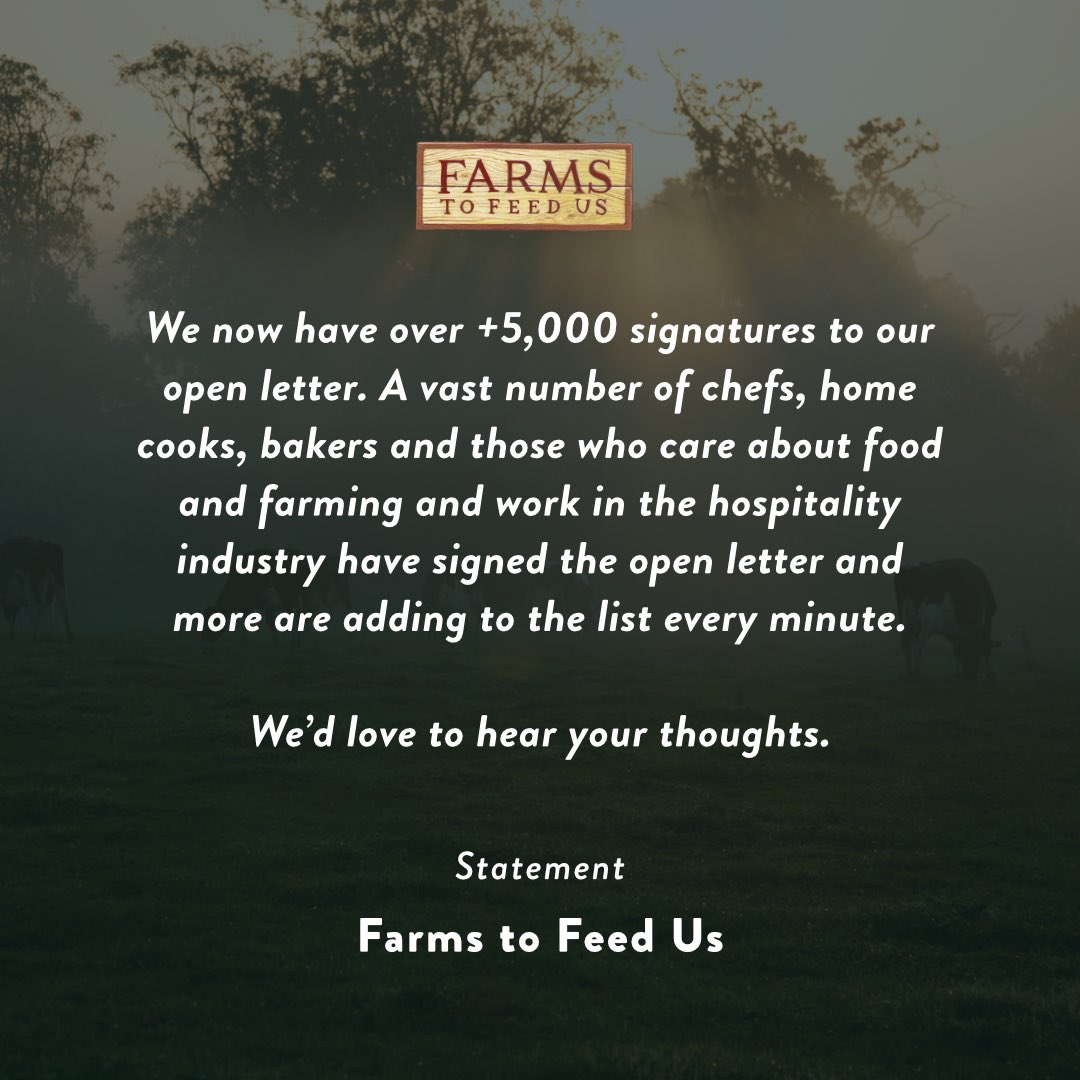 Statement: The huge response by the public to support the campaigns by a number of food and farming organisations to protect our environment, animal welfare, and food standards indicates how important this issue is to us all. #saveourstandards