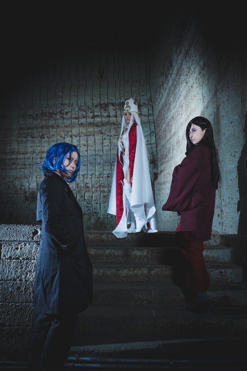 shakeikurararan's tweet photo. cosplay.
Fate /staynight [Heaven's_Feel]
はじまりの御三家

根源への到達の為
この世全ての悪の廃絶の為
第三魔法の再現の為

遠坂 @kyonco424 さん
マキリ @kajino_cos さん
アインツベルン しゃけいくら
📸@SazabyK さん
#コスナビ https://t.co/NDRJoW8wO7
