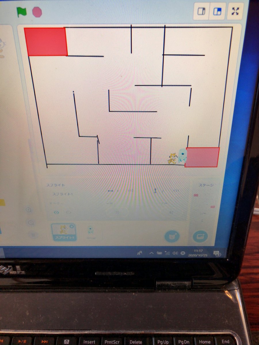 CoderDojoHokuto's tweet image. 2020年10月25日(日) 午前に実施したCoderDojo北杜 第11回 の開催報告

今回は、ニンジャ 2名、保護者1名、メンター 2名(含む主宰)のご参加、誠にありがとうございました。

Scratchで、
o 跳ね返るボールから逃げるゲームの作成
o 壁のある迷路を移動するゲームの作成
などに挑戦を。

#CoderDojo