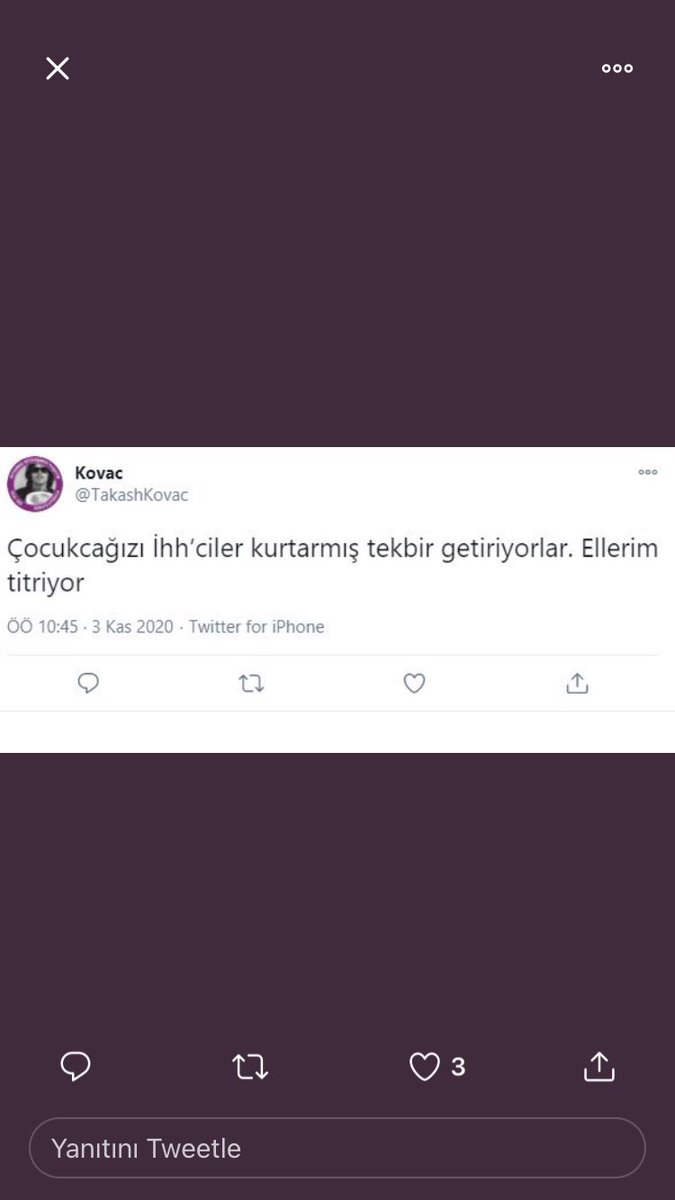 İHH’cı diyerek küçümsediği insanlar deprem gününden beri afet bölgesinde hayat kurtarıyor. Böyle bi durumda bile ideoloji gözetecek kadar çomar insanla sonuna kadar da kutuplaşırız kimse kusura bakmasın.