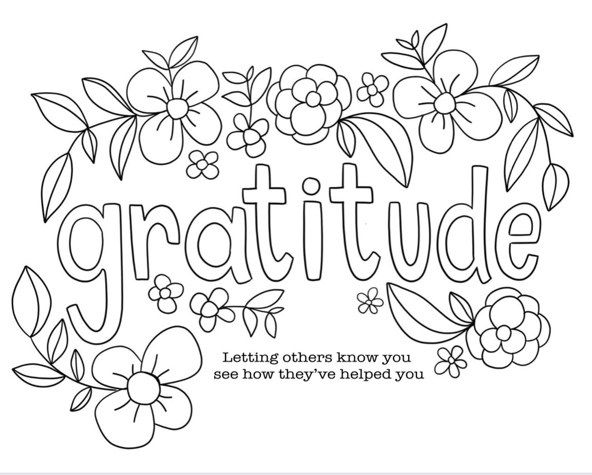 CEValues's tweet image. Get out the crayons and colored pencils. Let’s see your best work with November’s coloring sheets. #gratitude   #valuesmatter #coreessentialvalues