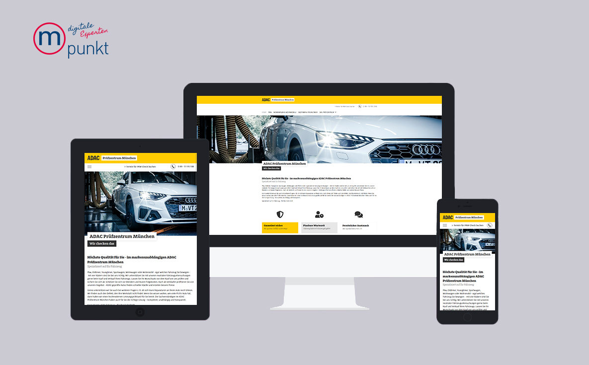 mpunktgmbh's tweet photo. Termine #buchen geht einfach! 💻📱📲📅 So auch beim ADAC Prüfzentrum München! 🚗🚕🚙
Nähere Infos zu unserer neuesten Referenz hier:🆕

https://t.co/LYaK0dBZv3 https://t.co/niUOAyIlRv