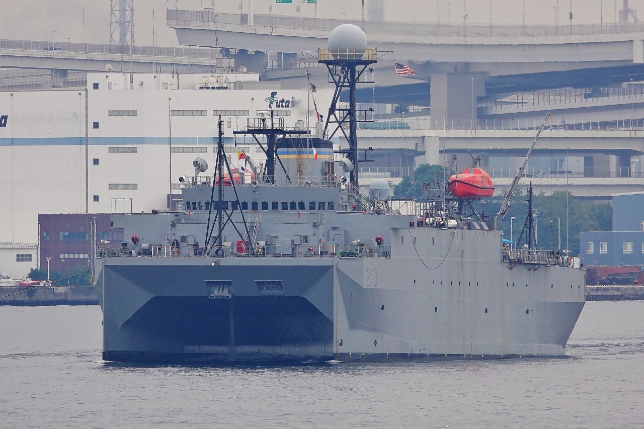 【稀少】海上自衛隊「音響測定艦　はりま」 K18 ネクタイピン 　昭和レトロ珍品 稀少】海上自衛隊「音響測定艦 はりま」 K18 ネクタイピン 昭和