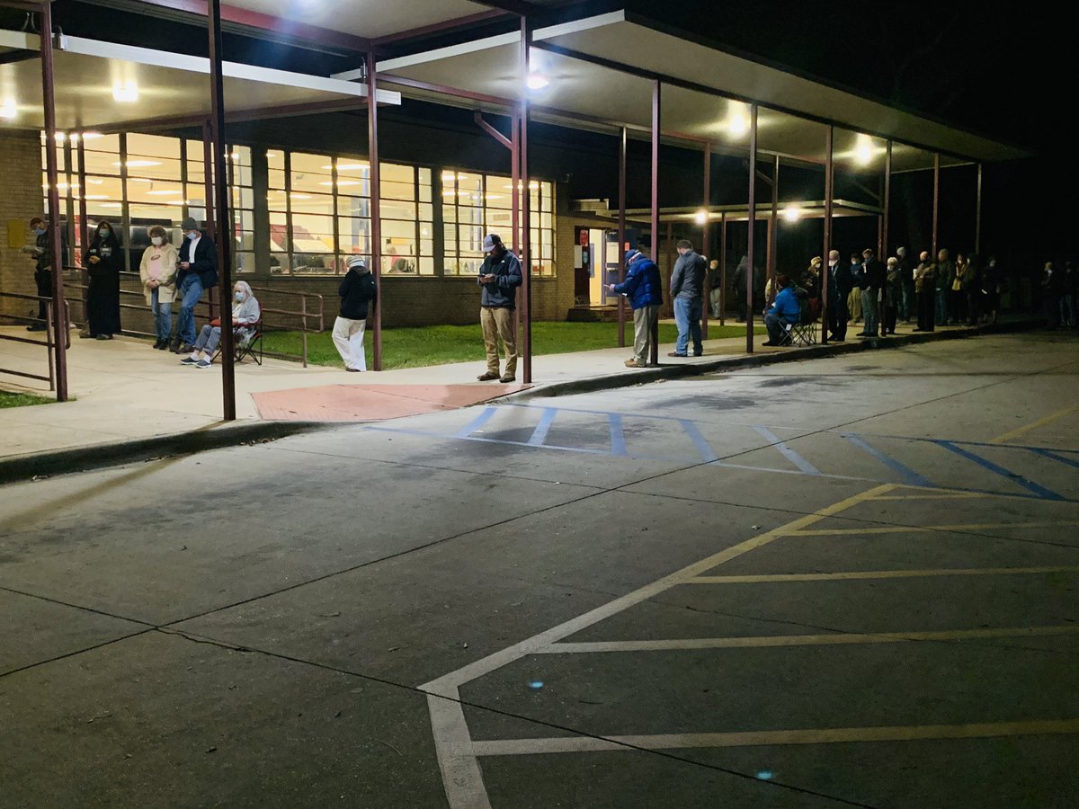 Zyneria Byrd Reports On Twitter Its Election Day And Polls Open In 20mins Here In Louisiana And Lines Are Already Starting To Form Outside Of Broadmoor Stem Academy Reminder Polls Open At