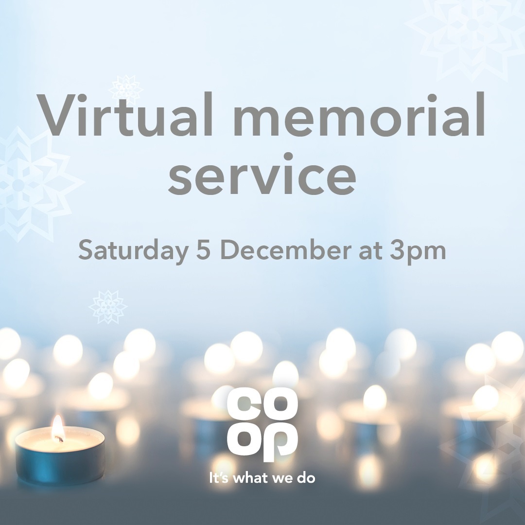 CoopFuneralcare's tweet photo. When you register for our online memorial service you can upload a message of remembrance or a photo of your loved one to be shown during the service. 

The final day for uploading messages and photos is Friday 27th November.

Find out more and register ⬇