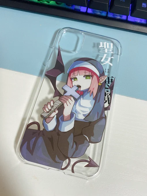 iPhoneケースのイラストをあすとろ(  )さんに描いていただきました…サイコーに可愛い…ありがとうございました… 