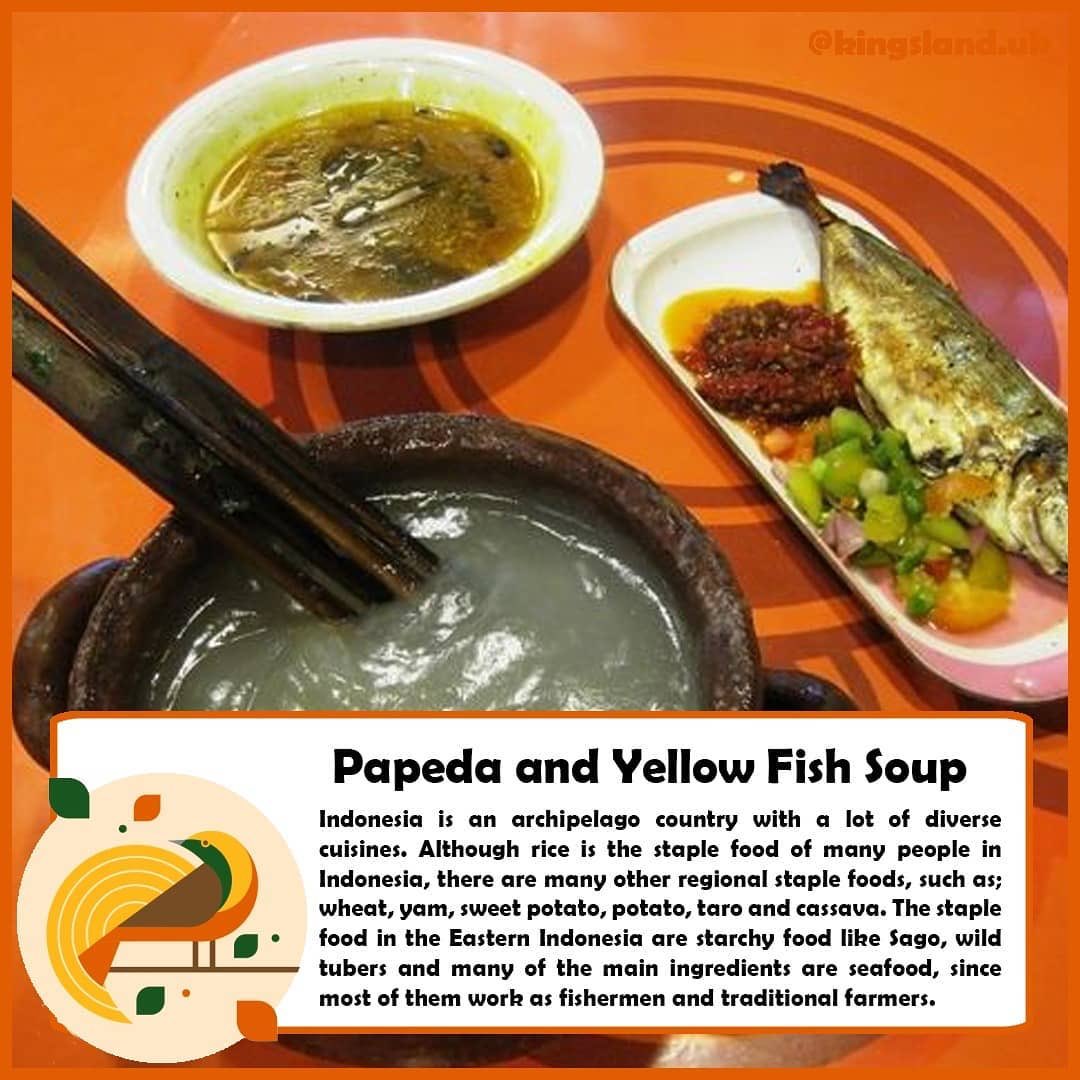 dutaberliner's tweet photo. Papeda and yellow fish soup. Yummy ....

#nkri #jayapura #papua #destinasipapua #tourism #pariwisata #historyofpapua #ppijerman #ppiberlin #papuaningermany #diasporaindonesia #diasporanetwork #dutch #tourismus #cullinary #food #indonesianfood #papuainformasi https://t.co/7IIOBb9zDE