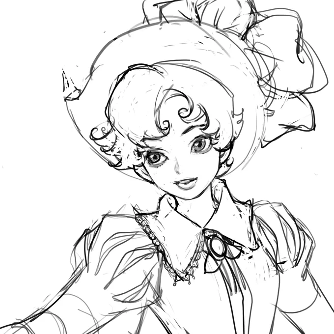 ご生誕90周年記念で描いたリボンの騎士の色紙を。
ラフから完成までの4枚です。 
#手塚治虫生誕祭 