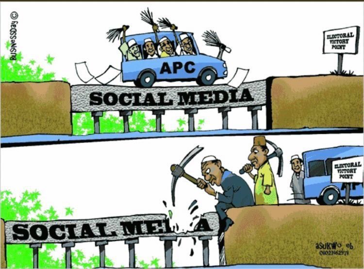 iSlimfit's tweet photo. Perfect pictorial representation. 
#SayNoToSocialMediaBill https://t.co/lkg6beaO8B