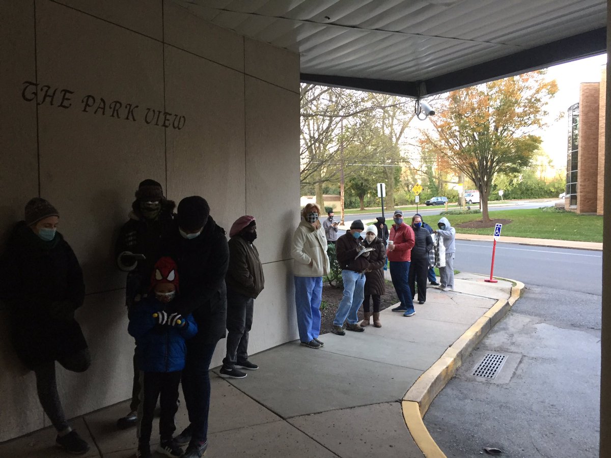 6:45 am at the polls in Wilmington. 6 year old in line: “Everybody’s voting for #Biden, right?” Mom: “Probably, but it’s sort of like the potty. Everybody goes in and does their business and nobody asks about it.” 😂🥰