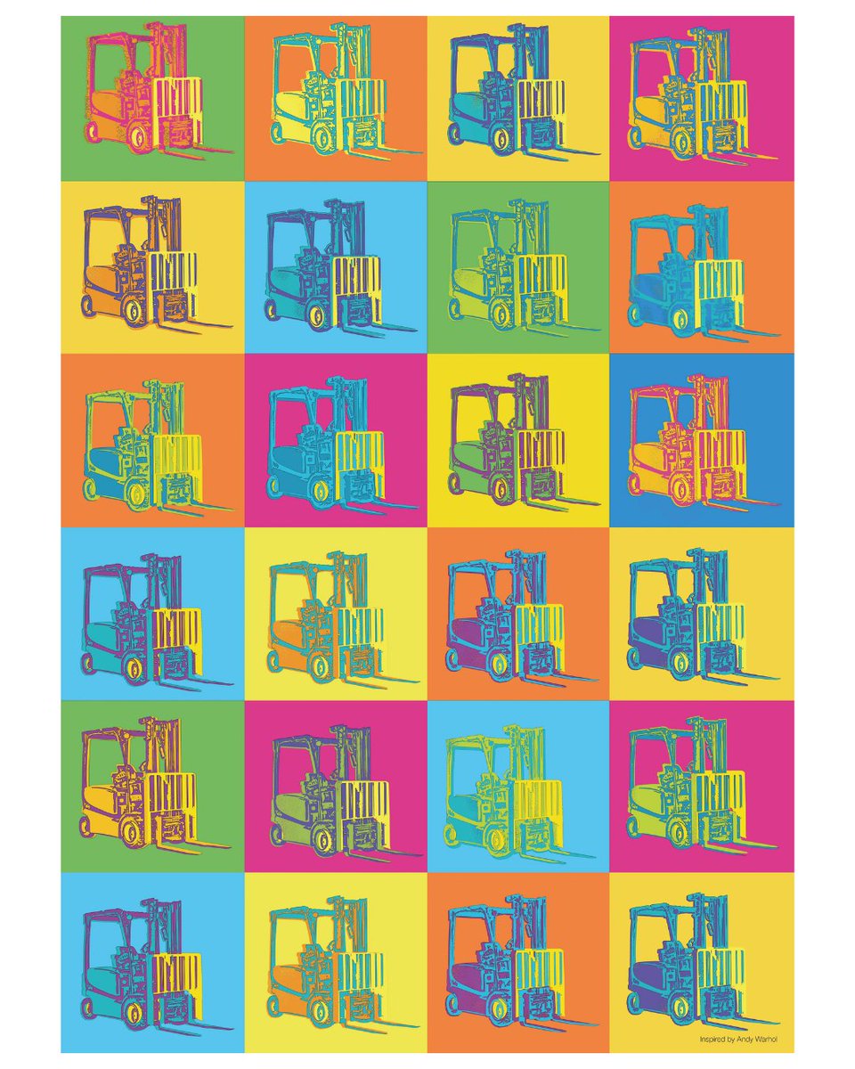 CharlesServ's tweet photo. Quand je ferme les yeux après une journée de #manutention 👀

#CharlesService #yale #magasinage #amenagement #rayonnage #chariots #logistique #popart #andywarhol https://t.co/xAwbCk6sxr