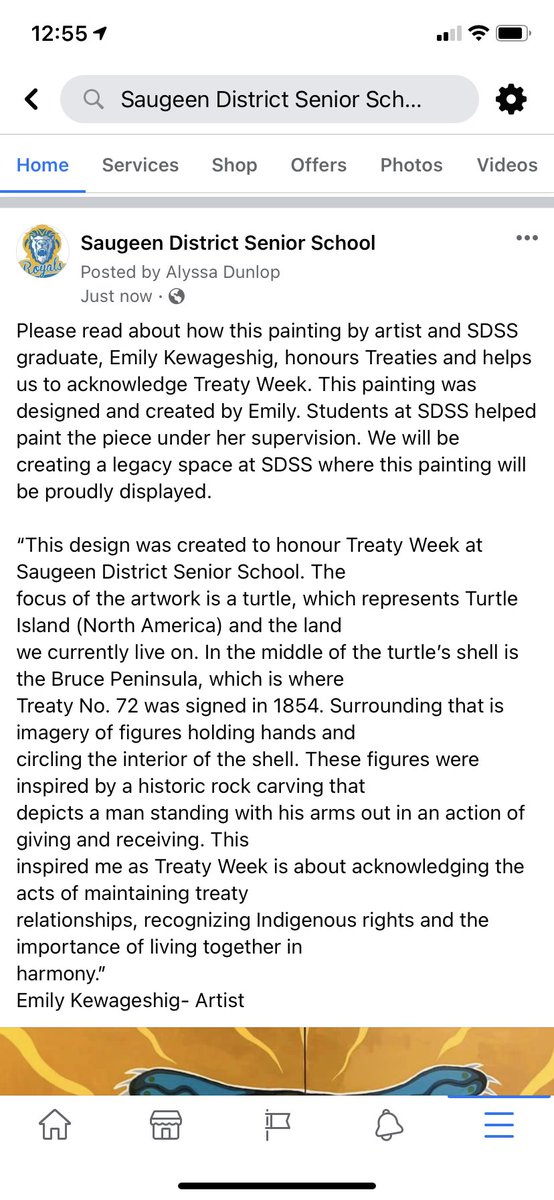 Bluewater DSB (@bluewaterdsb) on Twitter photo This amazing creation by artist artist Emily Kewageshig and students <a href="/SaugeenDSS/">SaugeenDSS</a> helps to honour and broaden our knowledge of treaties, as well as treaty rights and relationships during Treaties Recognition Week! This amazing creation by artist artist Emily Kewageshig and students <a href="/SaugeenDSS/">SaugeenDSS</a> helps to honour and broaden our knowledge of treaties, as well as treaty rights and relationships during Treaties Recognition Week!