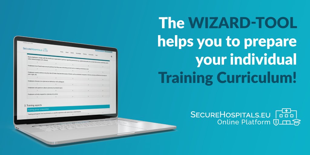 The WIZARD-TOOL helps you to prepare your individual TRAINING CURRICULUM. <a href="/SecureHospitals/">SecureHospitals.eu</a>