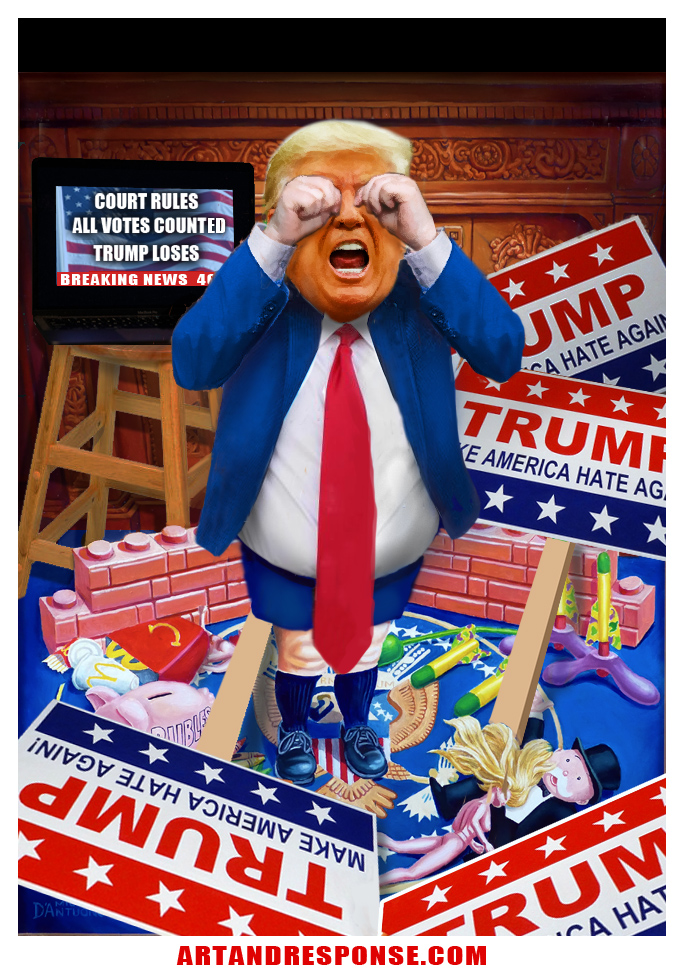 Trump will soon learn, the hate you give is equal to the hate you get. Respect (and votes) must be earned. #TooBigToRig #StayInLine #BidenHarris2020