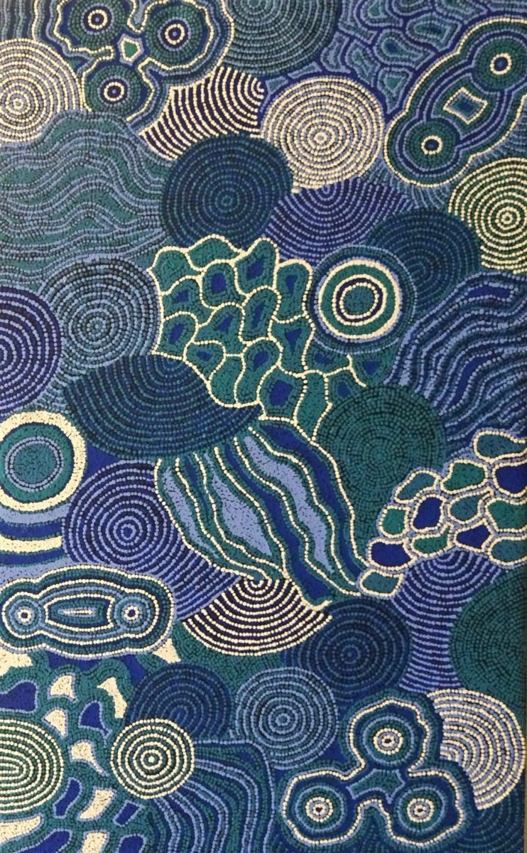 Women’s Ceremony by Aboriginal artist Nellie Marks Nakamarra