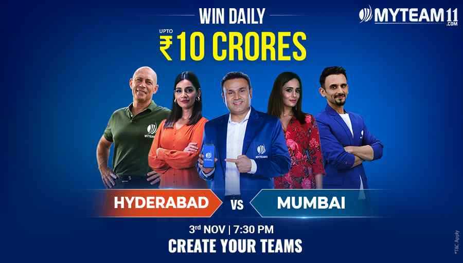 alv_singh's tweet photo. Compete with me in the next battle of Indian T20 League between Hyderabad vs Mumbai on https://t.co/wrxudLLJm7 and get big winnings. #IndiaKiApniFantasyApp #MyTeam11 https://t.co/o2yZBegzkE