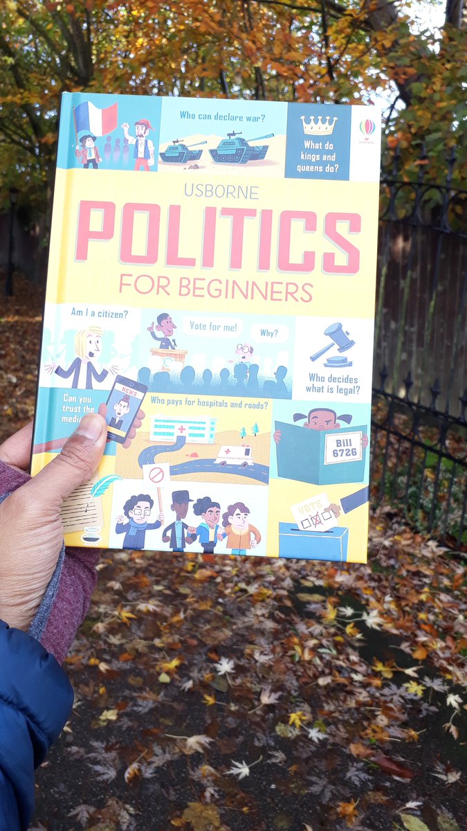 ThatsMyBook's tweet photo. Today's #NNFN2020 pick
#PoliticsforBeginners Age8+
@Usborne @kellanstover @Louiestowell
Once you've finished this book, you'll probably know more about politics than the average person. But don't stop there. The world of politics is always changing.
Order from my shop link. https://t.co/u14RSLjP6T