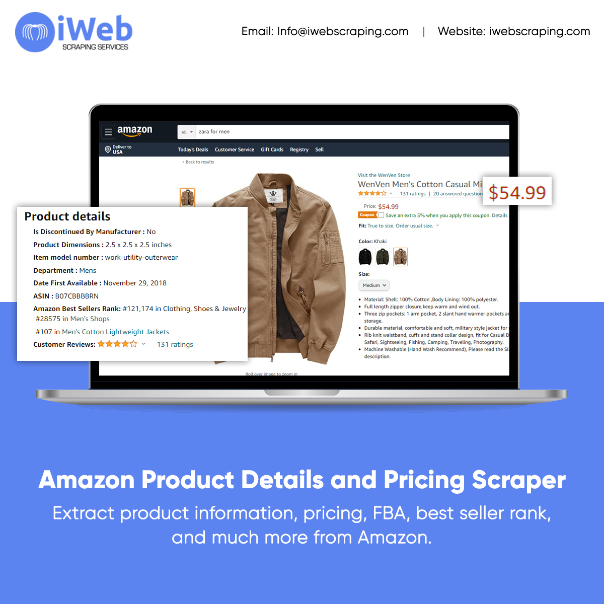 iwebscrapingseo's tweet image. Extract product data from Amazon. Gather product details such as pricing, availability, rating, best seller rank, & 25+ data points from the Amazon product page.
iwebscraping.com/amazon-product…
#AmazonScraper #AmazonWebScraping #AmazonPricingScraping #IwebScraping #USA #UK #Australia