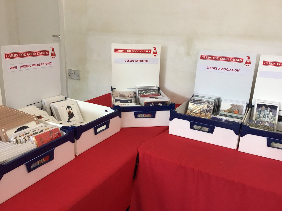 CFGCAxminster's tweet photo. 🎄The @CFGCAxminster #Axminster @cardsforcharity shop are having a busy time this week. Still loads of choice of #Christmas cards and gifts to support your favourite #charities and a further delivery of goodies coming today 🎄 https://t.co/LzcUNncP5G