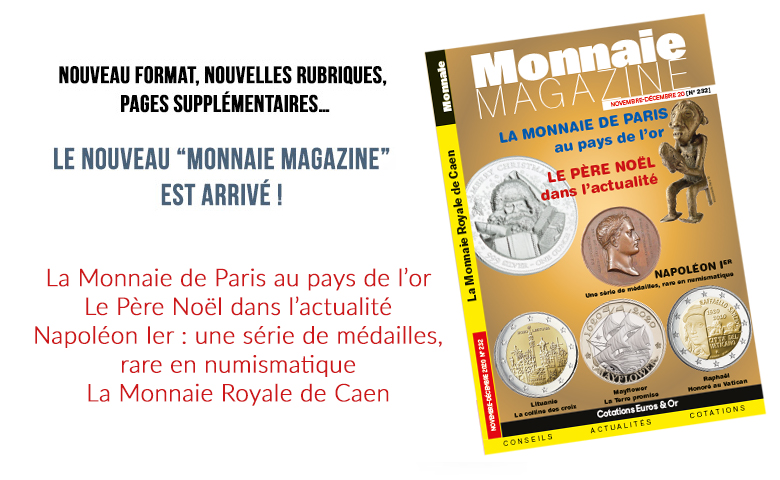 MonnaieMag's tweet photo. #Actualité #numismatique #collection #euro
Découvrez le numéro 232 de Novembre Décembre 2020 de 
@MonnaieMag , votre magazine numismatique, chez votre marchand de journaux, qu'il faut soutenir actuellement, ou sur notre application ! > https://t.co/iK8RJXKo1d https://t.co/FLnSx5q5ux