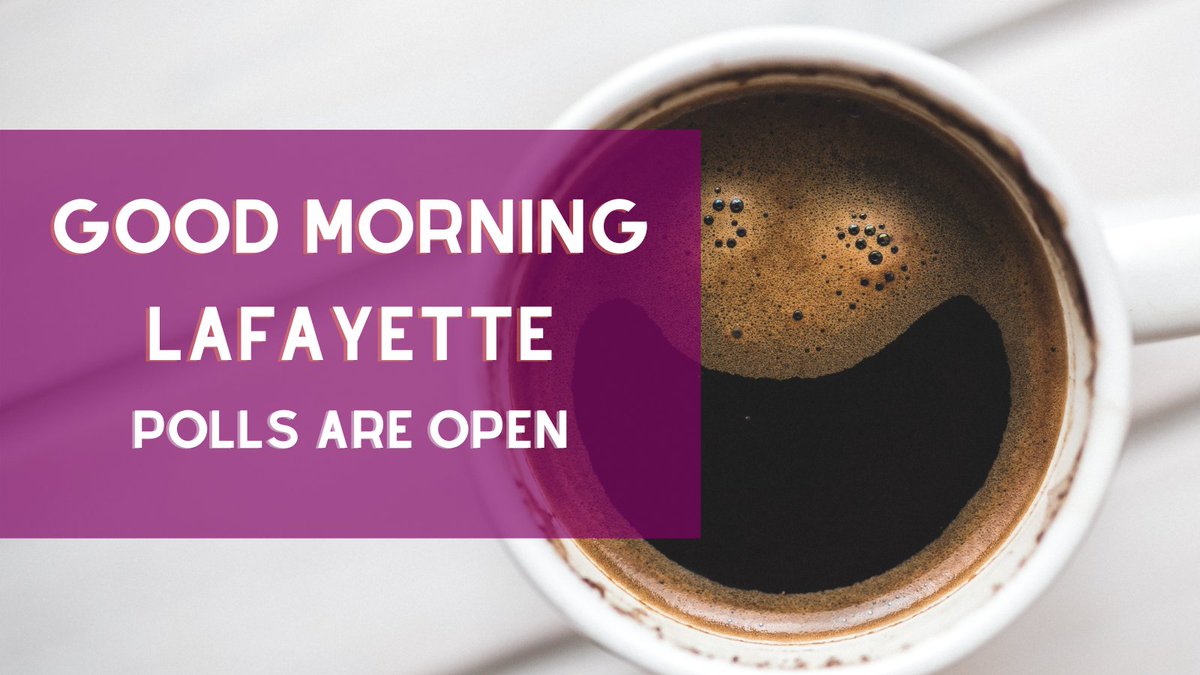 Get out and vote, #Lafayette!!! Voting is your chance to stand up for what matters most to you. Get all the info you need to vote at VOTE411.org

#LWV #Lagov #lalege