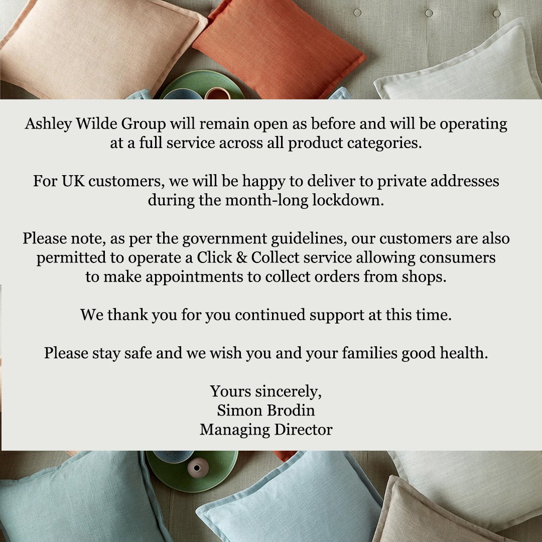 We will operate business as usual during the month-long lockdown and continue to provide support to our customers, employees, agents and community.⁣ Wishing good health to you all.💙