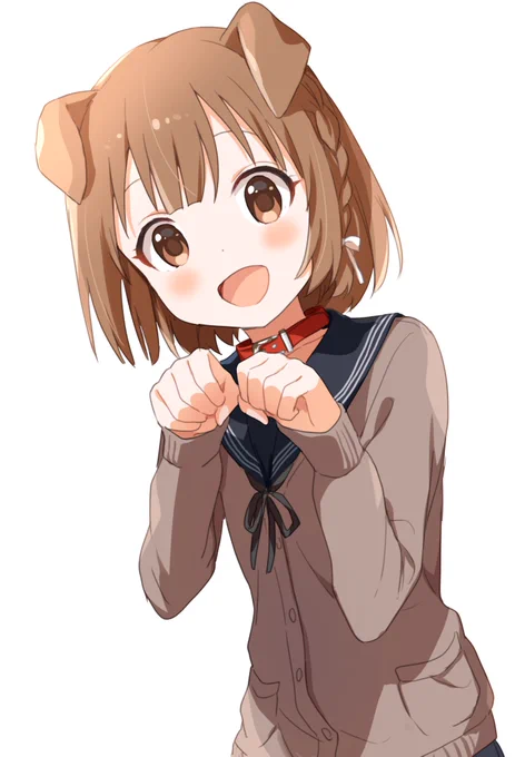 【お題箱】犬耳赤チョーカーの女の子 