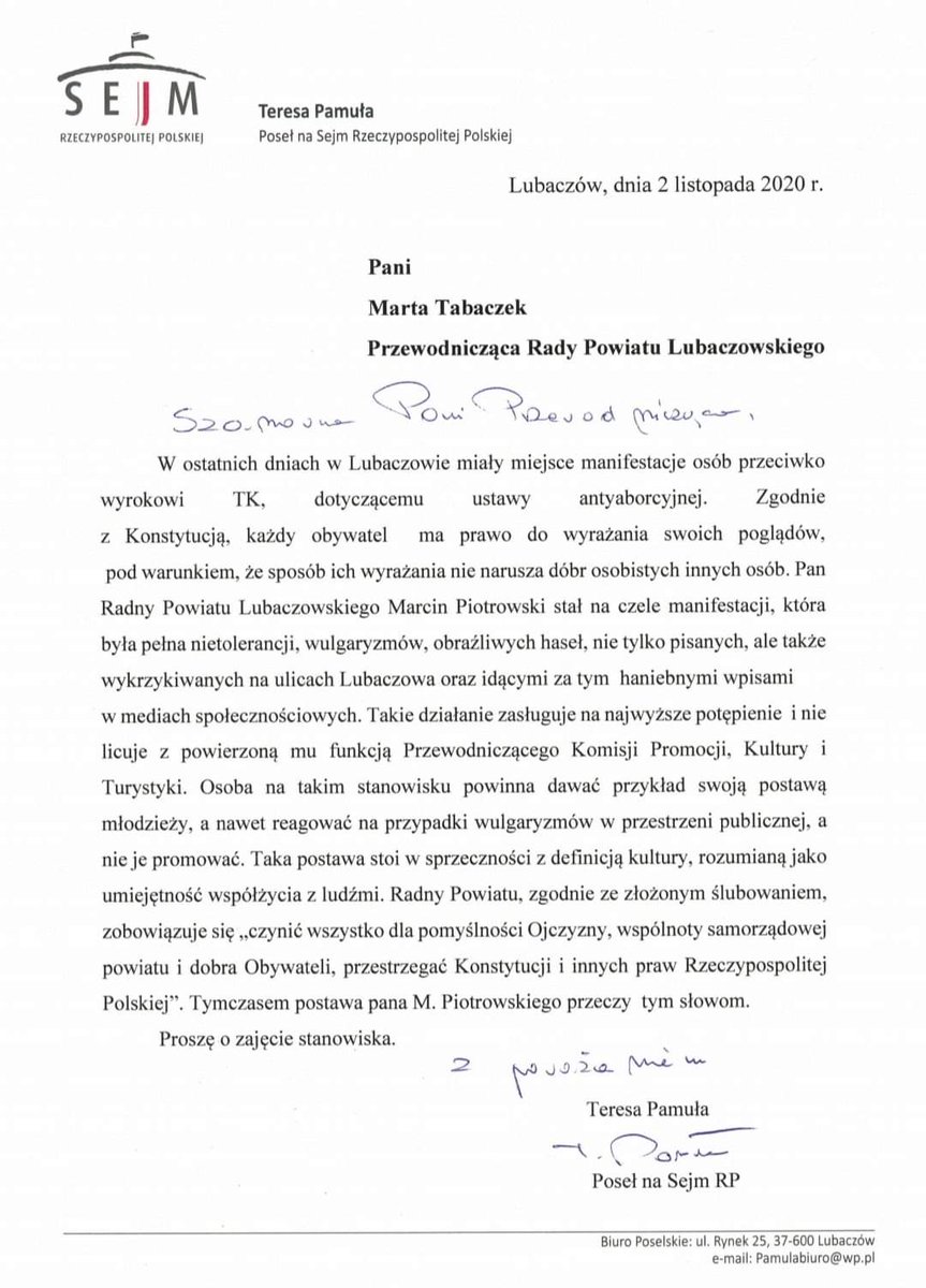 anna74boli's tweet photo. Tak mści się poseł PiS  na organizatorach protestów w Lubaczowie https://t.co/FpLiY3p9Dr
