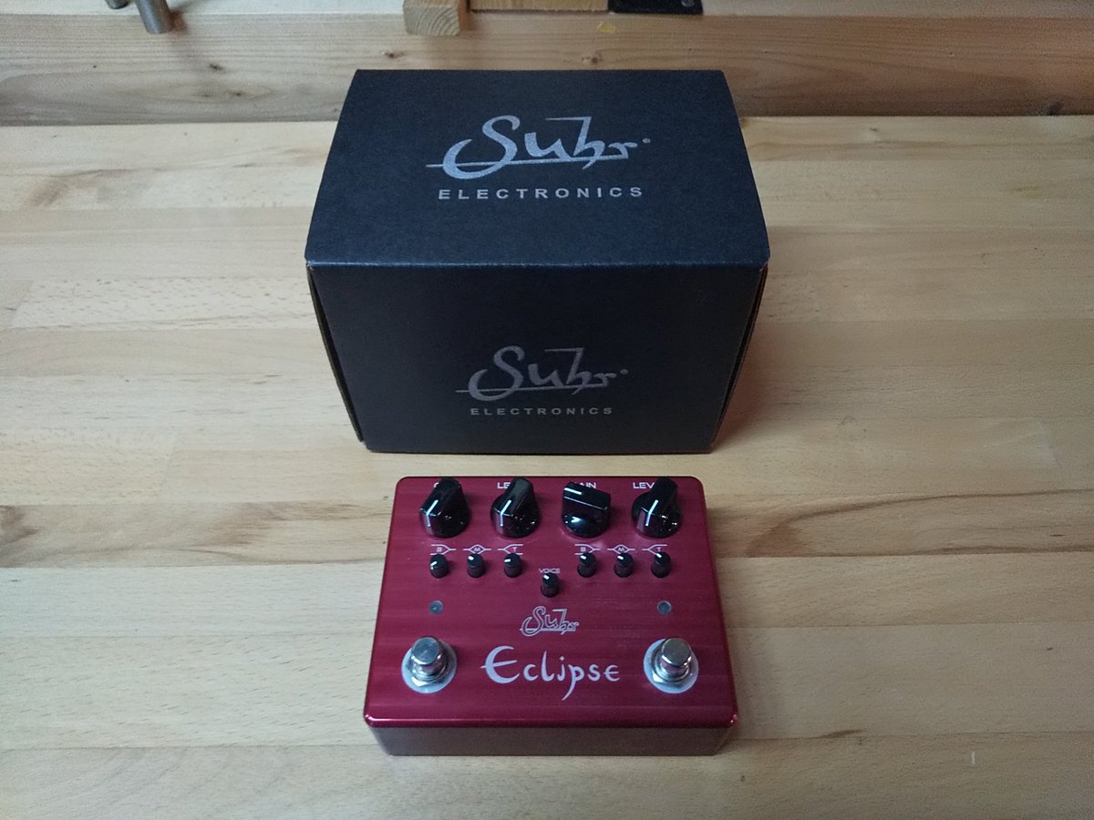 Guitar_Shop_BYG's tweet photo. #used入荷情報

Suhr Eclipse

二つのオーバードライブ/ディストーションが一つに！
箱付き、ほぼ新品同様の状態です。
詳しくはお問い合わせください。 https://t.co/C56TxsWeQW