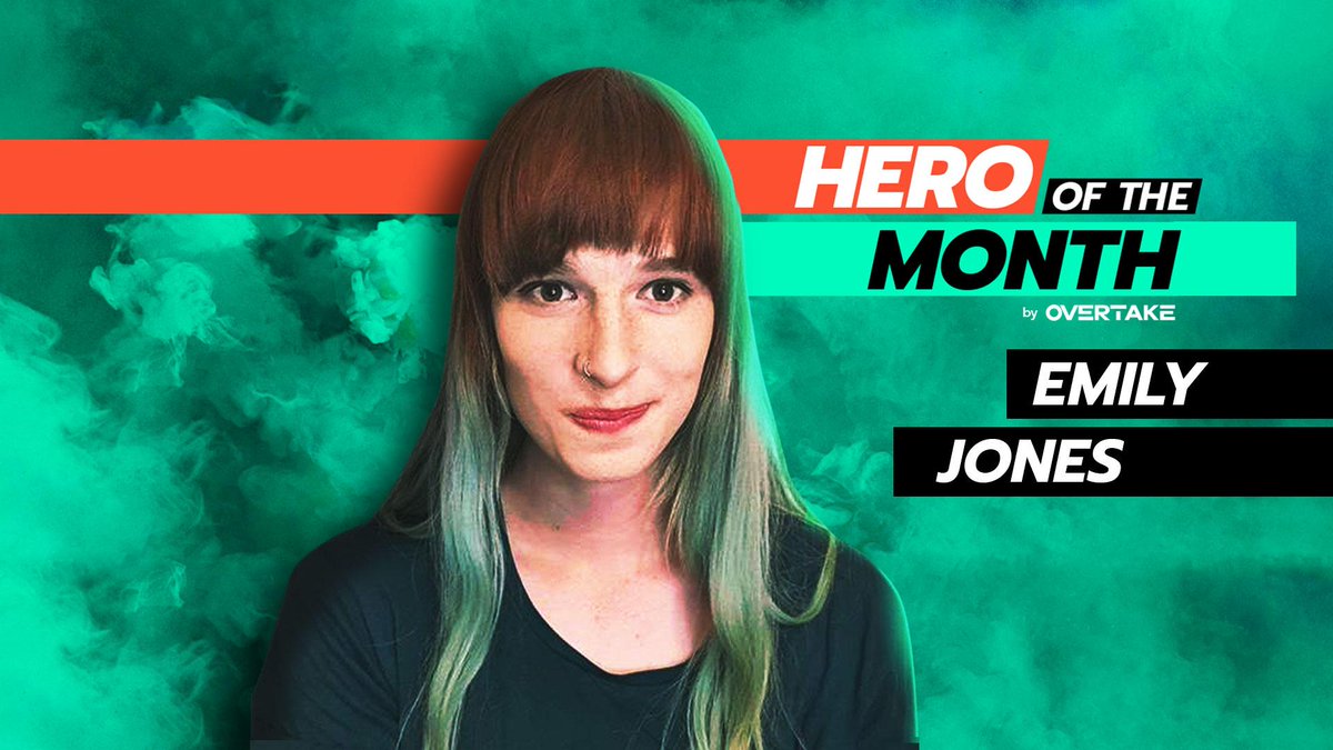 OverTake_gg's tweet image. Introducing #OverTakeGG's Hero of the Month October, Emily Jones (@emree_ree)! 🎉

Each month, we want to celebrate and elevate the heroes within our community. 🦸‍♀️🦸‍♂️

Learn more about our hero Emily here: ➡️ bit.ly/3eoAIHu