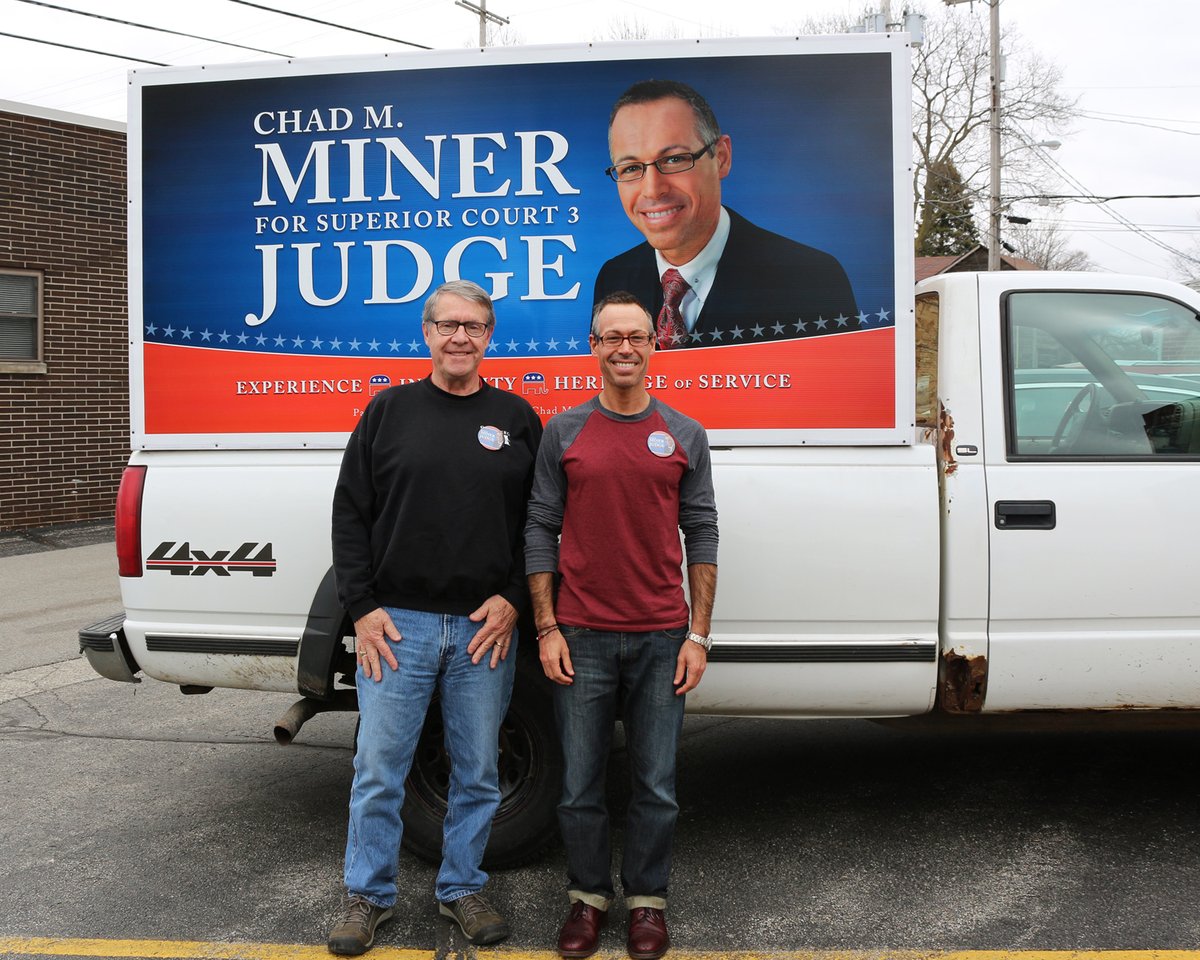 MinerJudge's tweet photo. PLEASE RETWEET THIS POST!

49 COMMUNITY LEADERS &amp; BUSINESS OWNERS from ALL OVER Kosciusko County have endorsed MINER FOR JUDGE with a mixture of Testimonial Videos &amp; Letters to the Editor since he filed back in January 2020.
#ChadMinerForJudge https://t.co/F0VQKm1rMF