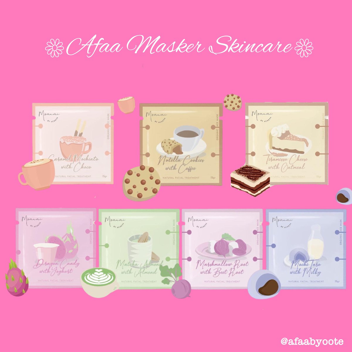 Bismillah. Hi lovelies!I’m so excited to say this. Ada new babies in my shop  @afaabyootecare  Yes! I’m offering a best price for everyone. Here you go! Afaa Masker Skincare Currently masker yang available:1.Masker Momami Series 1 & Series 2  [A THREAD]