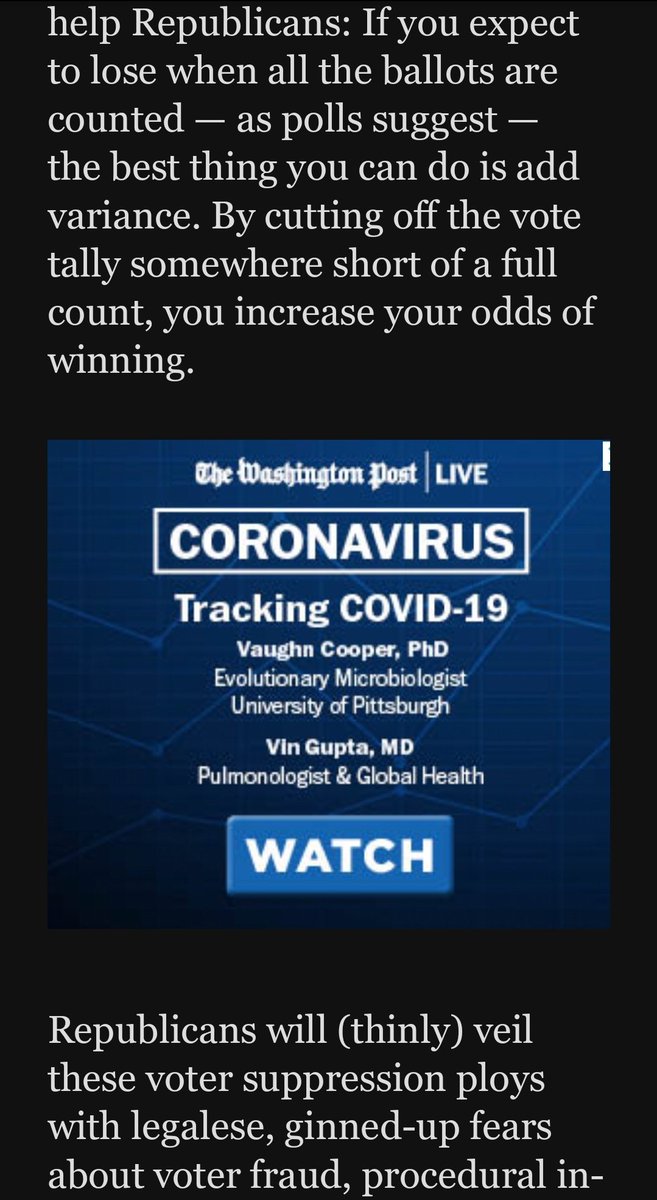 I believe there's going to be a lot of unqualified or unethical Trump judges that will get removed because these anti-voting decisions are UnAmerican and antithetical to a well-functioning Democracy.
