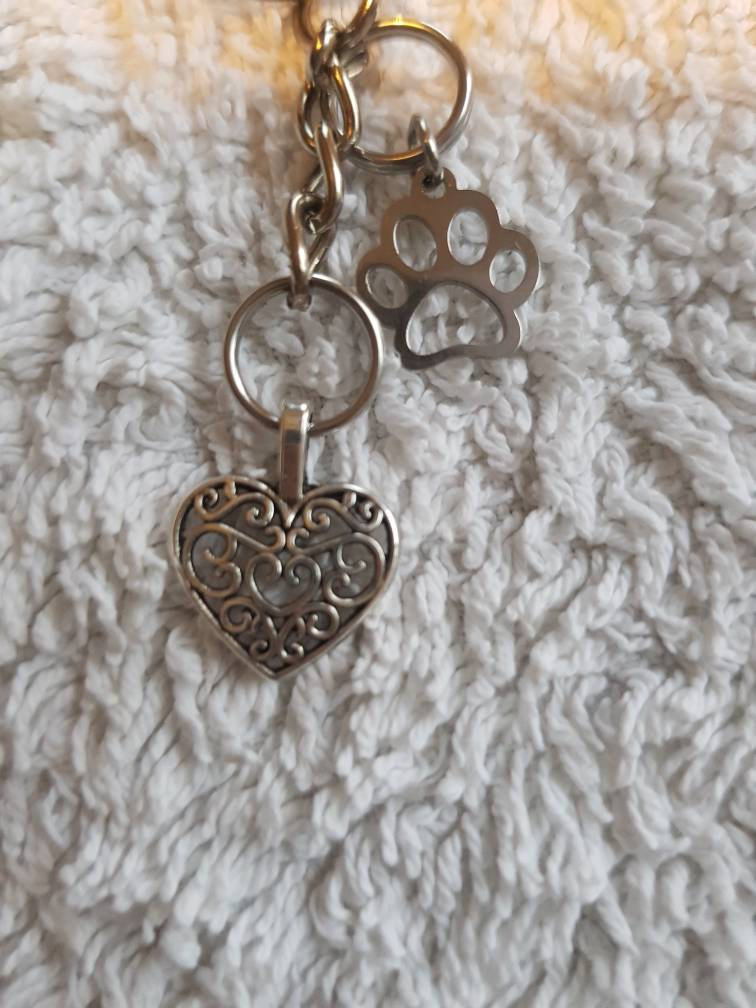Excited to share the latest addition to my #etsy shop: Heart and paw collar charm etsy.me/38kbJ7B #collarcharm #petcharm #dogcollarcharm #catcollarcharm #prettycharm #daintycharm #bagcharm #heartcharm #pawcharm