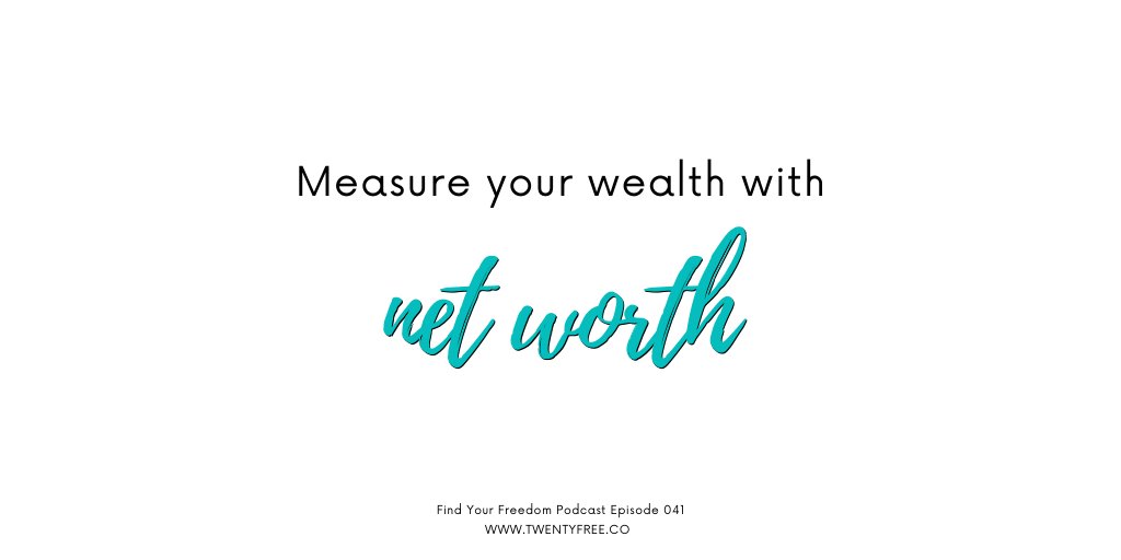 In Episode 41, I discuss how net worth is one of the most accurate measures of wealth. Learn more about net worth in Episode 41 of <a href="/fyf_podcast/">Find Your Freedom Podcast</a> (link in bio).

How do you measure your wealth? Comment below!