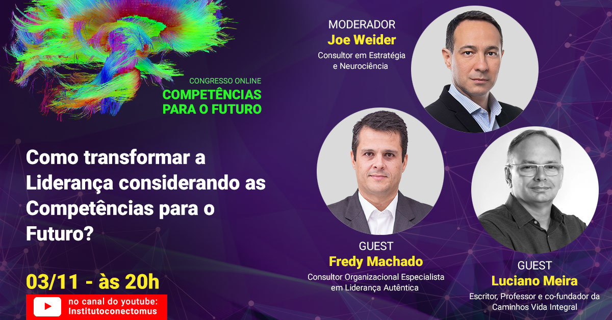 conectomus's tweet photo. Como transformar a liderança considerando as Competências para o Futuro? É o tema da palestra de hoje no Congresso online Competências para o Futuro!  Inscreva-se gratuitamente: https://t.co/rsejGOMOAC https://t.co/3SxawPYWPM