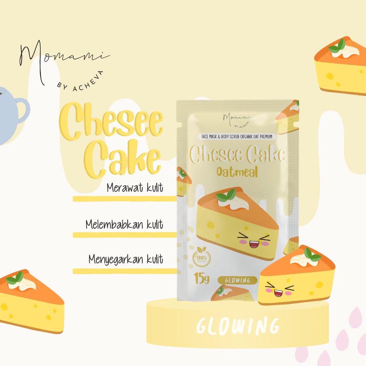  Masker Momami Series 2 Ada 5 flavours yang available, each flavour ada their own benefits Berat: 15gPrice: RM4/pcsSpecial Price: 3pcs only for RM11 + Freegift Cara untuk dapatkan Special Price: Masukkan Promo Code (ADHW2323) during Check Out at Shopee yee 