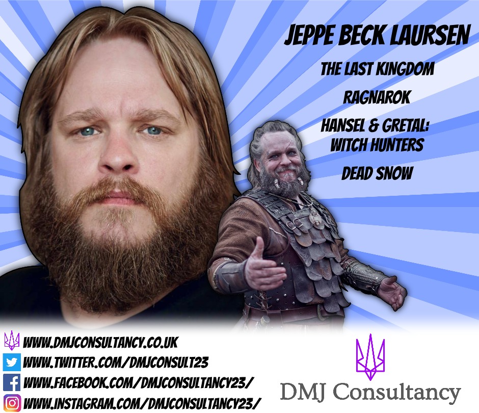 DMJConsult23's tweet photo. I'm delighted to announce that I'm now working with @BeckJeppe for event and personal appearance bookings worldwide!

Further information can be found here:
https://t.co/kt7FCkidW7

#JeppeBeckLaursen
#Ragnarok #TheLastKingdom #HanselandGretel #WitchHunters #DeadSnow #HotelCaesar https://t.co/355irq1VWK