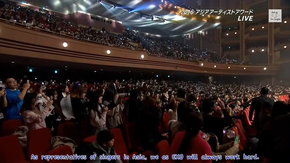 EVSS1485's tweet photo. "More than anything, we are here because of our EXOLs." - SUHO, 2016 AAA

AAA WE ARE ONE

I'm voting for EXO for Favorite Social Artist at the #AMAs @weareoneEXO https://t.co/Hye4tt5BCB