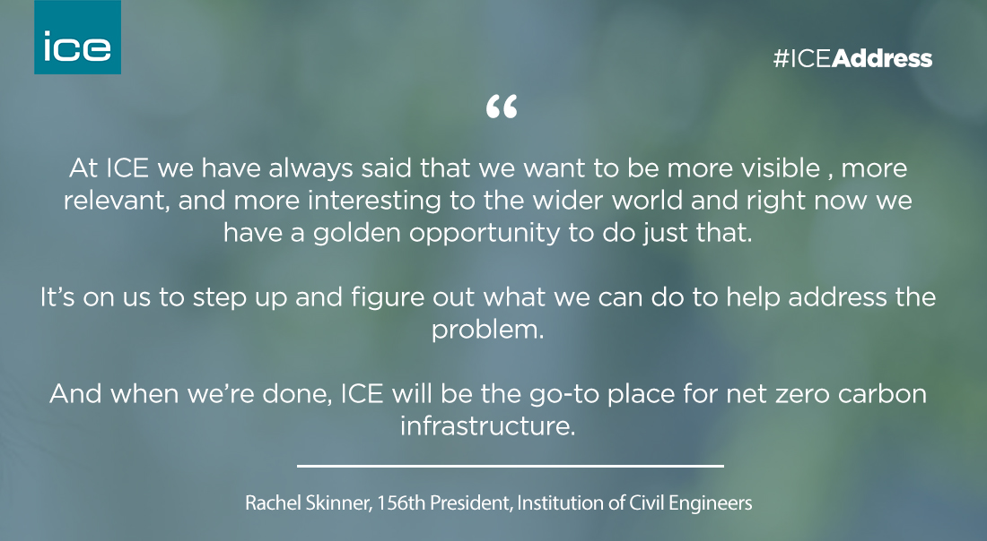 ICE_engineers's tweet photo. Launch of @ICE_engineers’ new #ShapingZero film, at  @Rachel__Skinner’s #ICEaddress 2020.

#ClimateChange #NetZero #carbon #CarbonEmissions https://t.co/A9X0DzGe2H