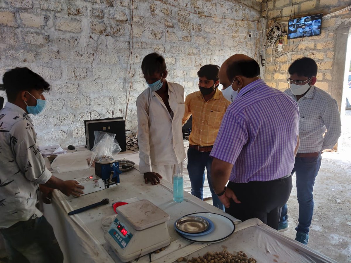 A surprise inspection of ground nut procurement and a fruitful interaction with farmers by collector sir for better procurement management <a href="/collectorpor/">Collector Porbandar</a> <a href="/PorbandarRac/">RAC Porbandar</a> @informationpor2