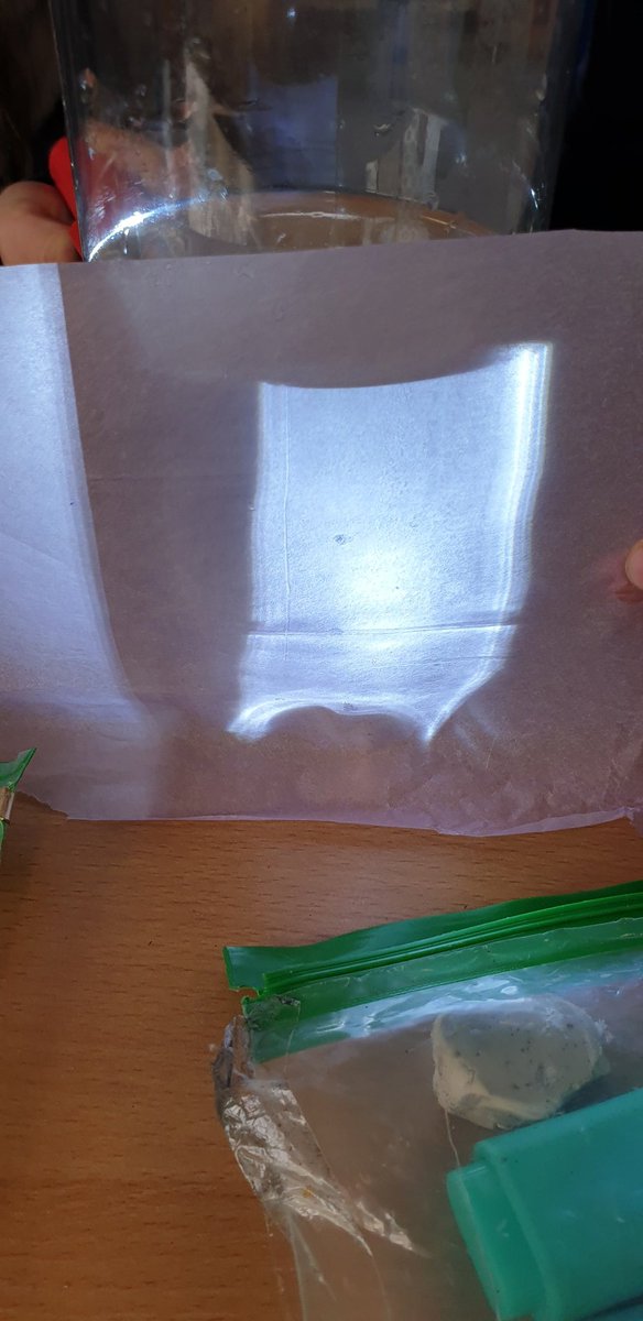 STEMinQPS's tweet photo. Primary 5P have started learning about light. Today we explored the meaning of refraction, translucent, transparent, opaque and dilation of the eye. https://t.co/iFhaMqbn23