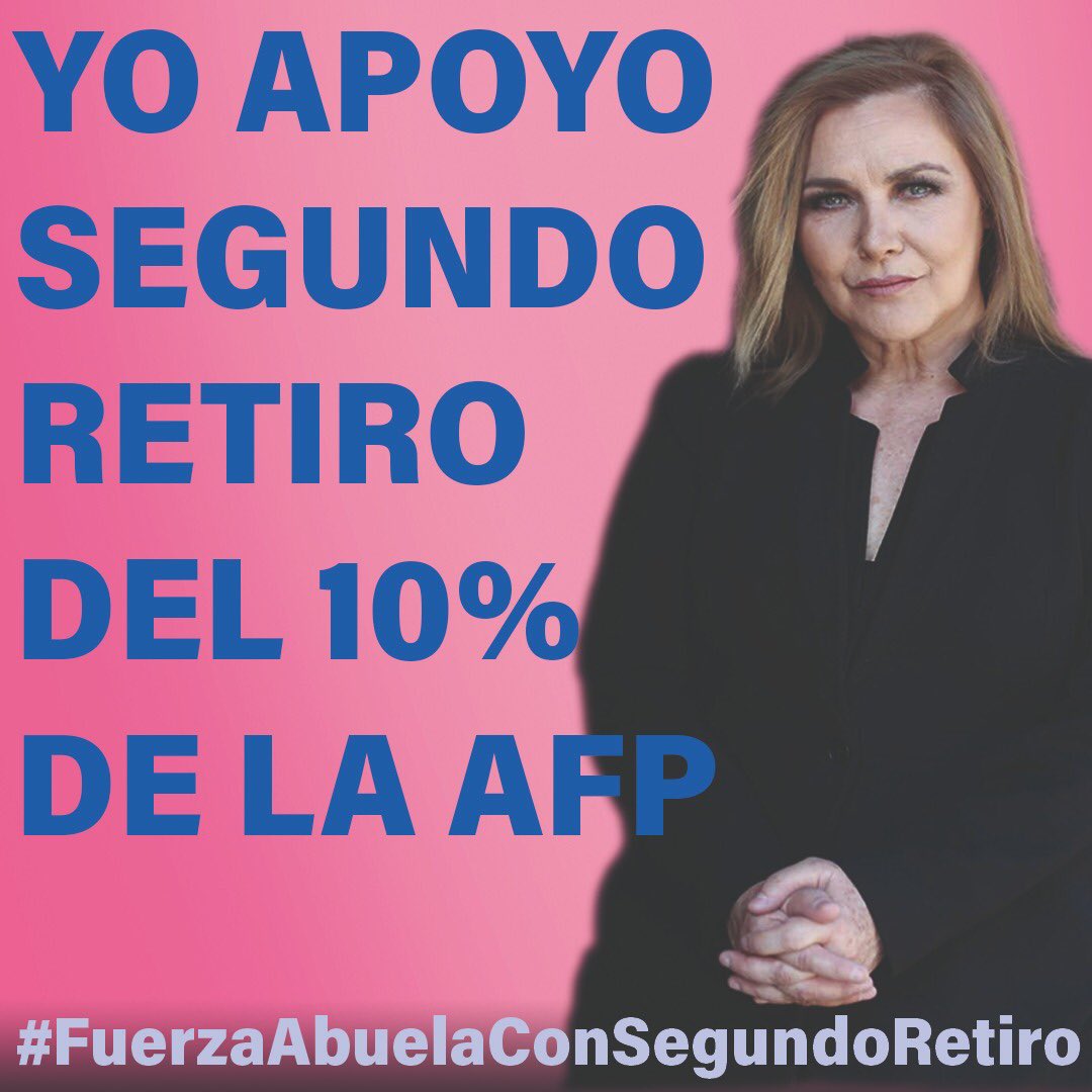 PamJiles's tweet image. Necesito que confíen en mí y lo expresen con el hashtag #FuerzaAbuelaConSegundoRetiro 

Si somos TT muchos diputados se convencen y me comprometen sus votos pa’ retiro. 

Con el apoyo de ustedes, haré todo lo necesario para q reciban ese dinero q les pertenece el 24 de diciembre.