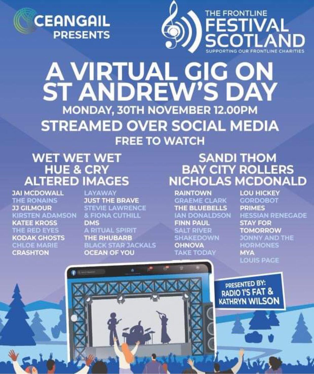 oceanofyou's tweet photo. Immensely proud and humbled to be part of such an amazing event, all for charity. Find out more about the charities weโre supporting and how you can help here: https://t.co/zZ3ZpLLV9m
@FrontlineScot
#FrontlineFestScot https://t.co/oMlZ602FQc